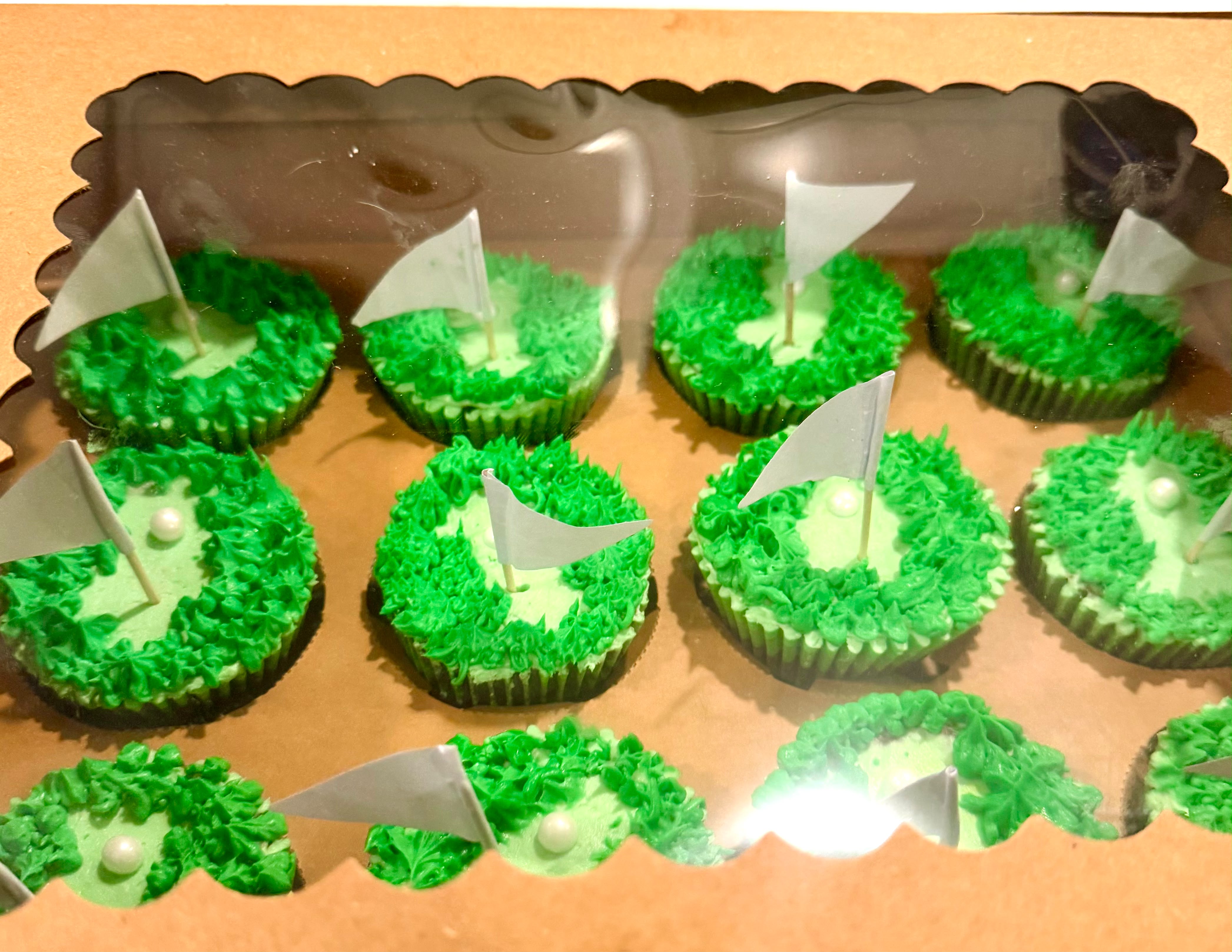 Golf Themed Cupcakes